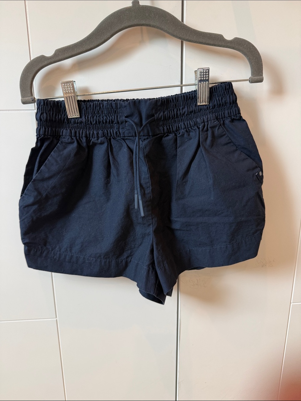 Athleta Girl Elastic-Waist Navy Shorts